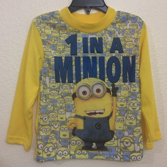 Despicable Me One in a Minion Pajama Top - Picture 2 of 6